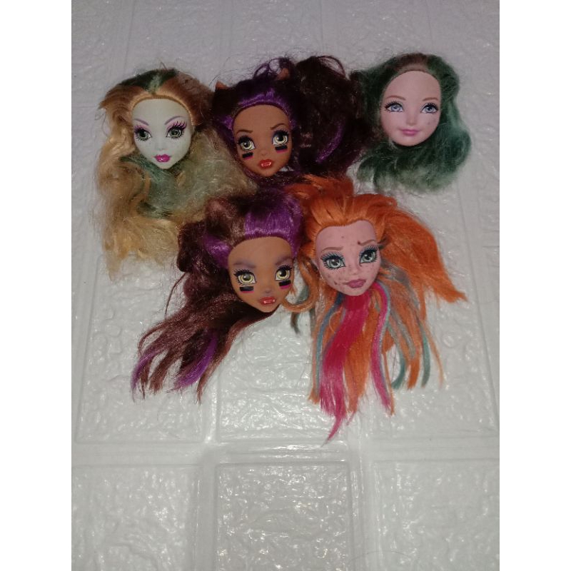 Monster High KEPALA Preloved boneka barbie Mattel murah