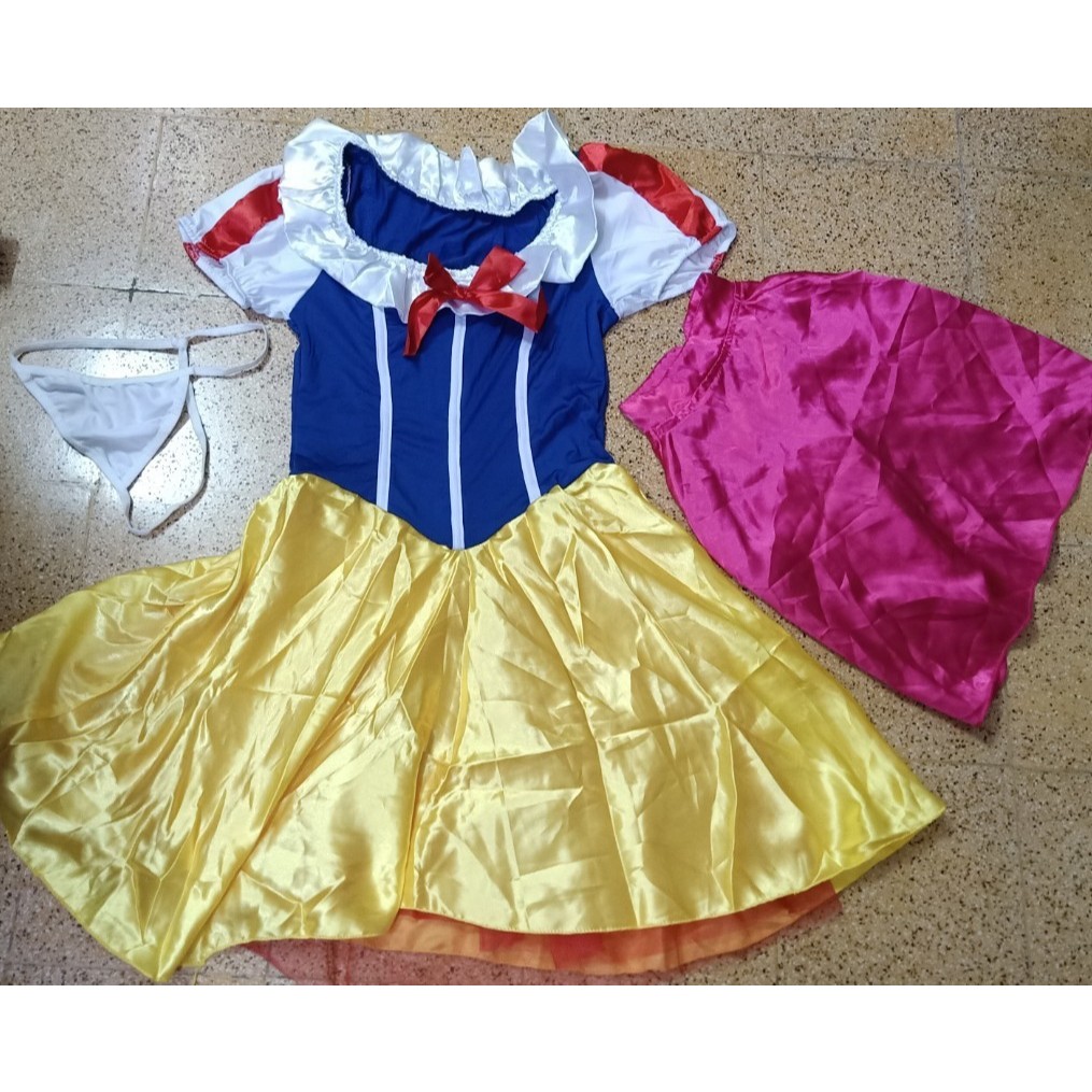 Disney princess snow white costume cosplay dress kostum anak snow white sleeping beauty baju princes