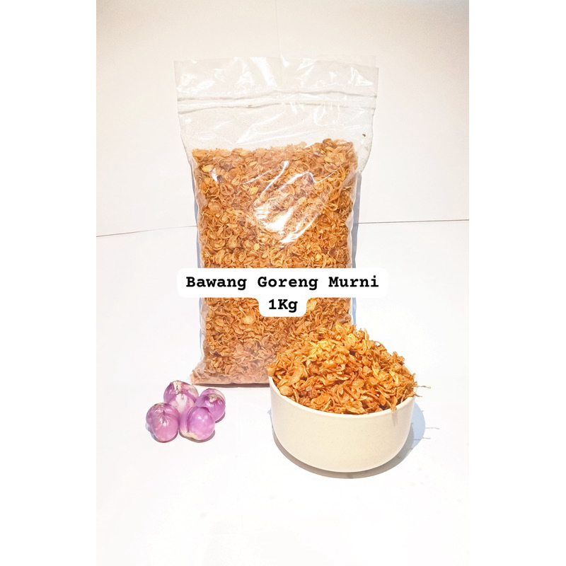 

[BISA COD] [BISA COD] Bawang Merah Goreng Murni Premium Tanpa Campuran Tepung 1kg | 500gr | 150gr | Bawang Goreng Premium | Bawang Goreng Murni
