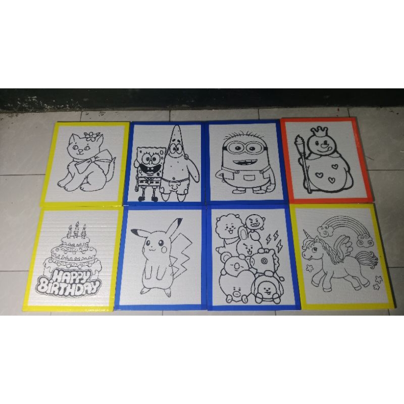 

styrofoam lukis uk 33x40 isi 20 pcs