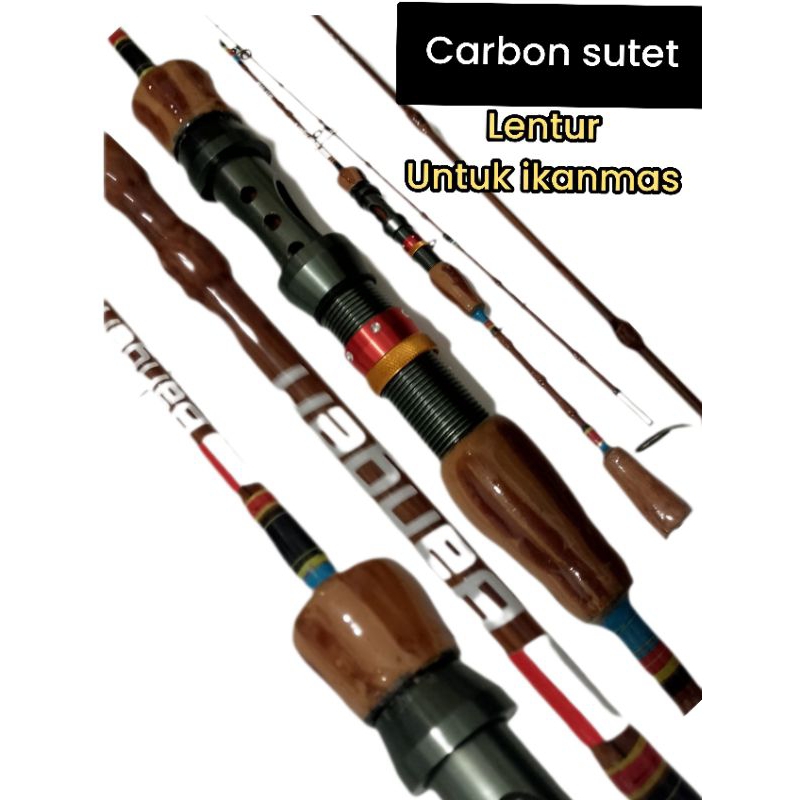 joran carbon sutet lentur untuk ikan mas model reflika cendani