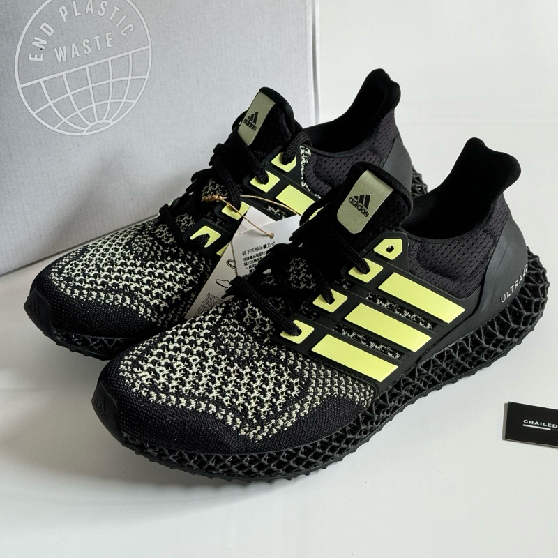 Adidas Ultra 4D Black Almost Lime | GZ4499