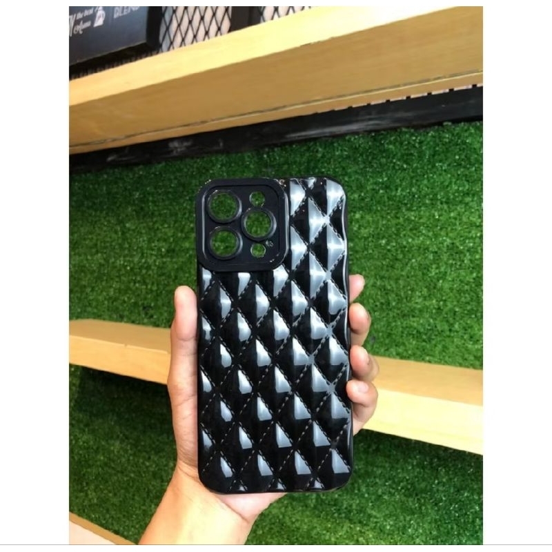 Softcase Diamond Glossy Case Vivo y12 y15 y17