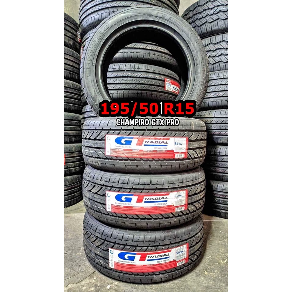 Ban Mobil GT Radial Champiro GTX Pro 195/50 R15 BAN RING 15 195 50 TUBELES