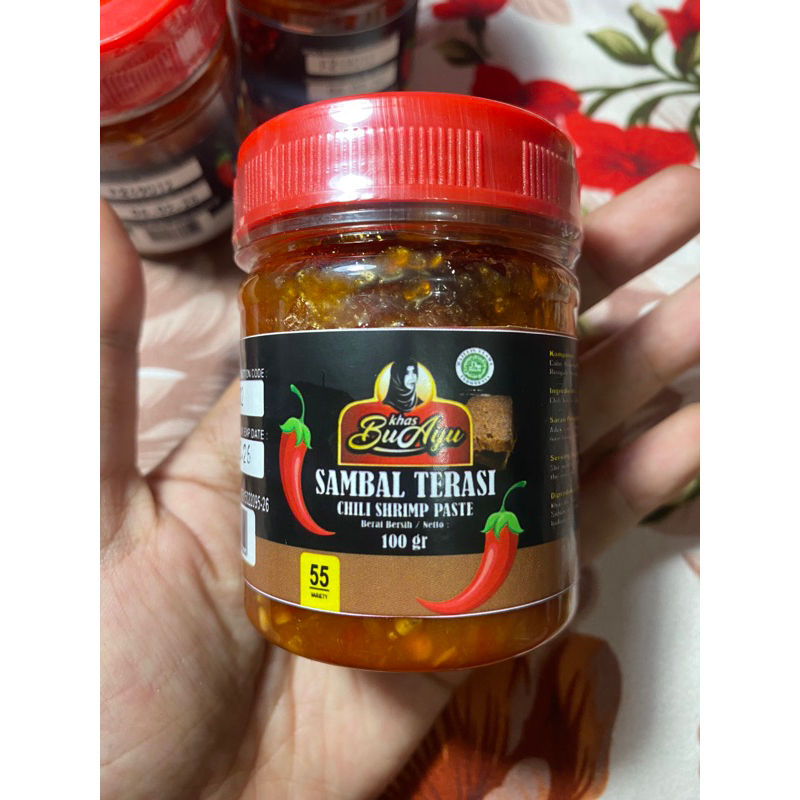 

SAMBAL TERASI 100gram - khas bu ayu
