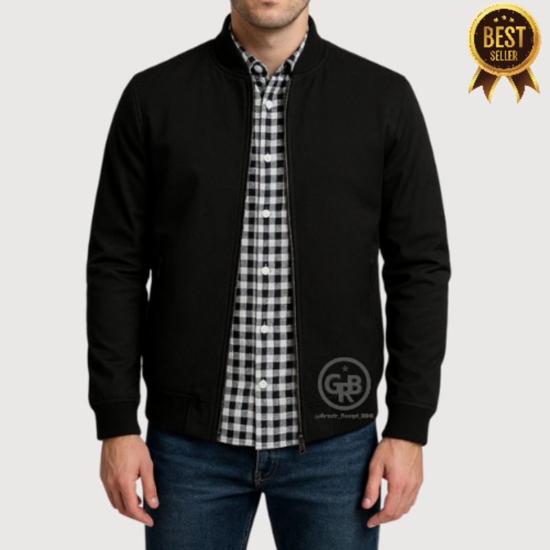 Jaket Bomber Pria HARRINGTON / Jaket Bomber Pria Dewasa / Jaket Musim dingin outdoor / Jaket Pria Ha