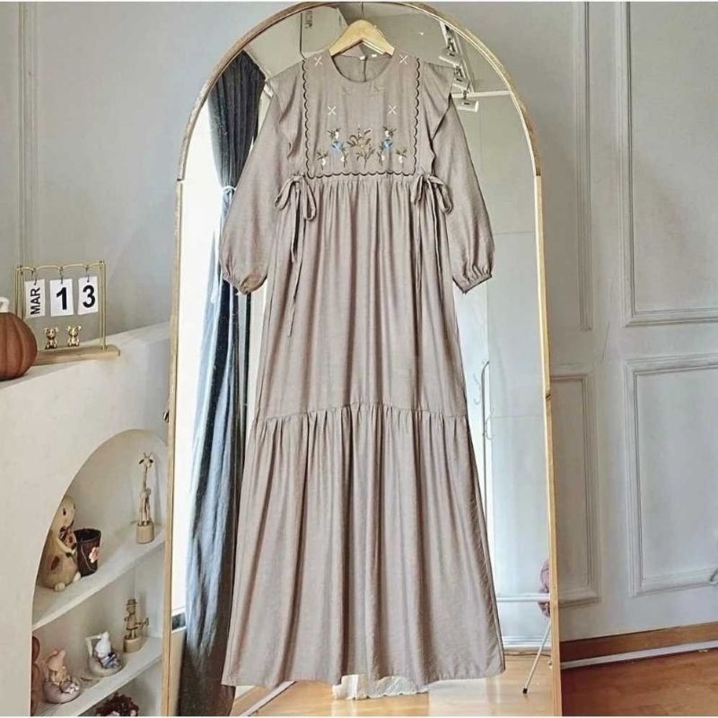 GAMIS | Cherika Dress | GAMIS JUMBO | GAMIS BORDIR | GAMIS BAGUS | GAMIS ADEM | DRESS | DRESS CANTIK