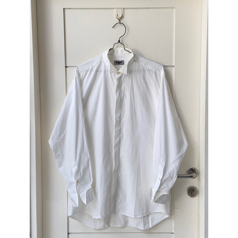 KANSAI YAMAMOTO White Tuxedo Wing Tip Shirt