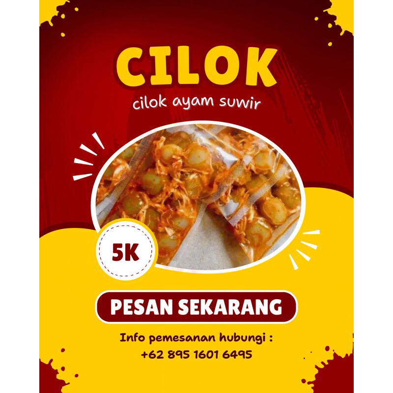 

cilok ayam suwir