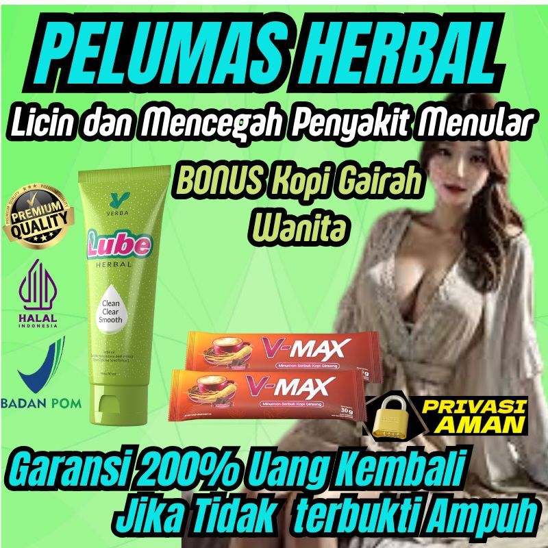 VERBA LUBE PELICIN CINTA PERAWATAN KEWANITAAN PEMBERSIH MISSV SEHAT BPOM PELUMAS HERBAL