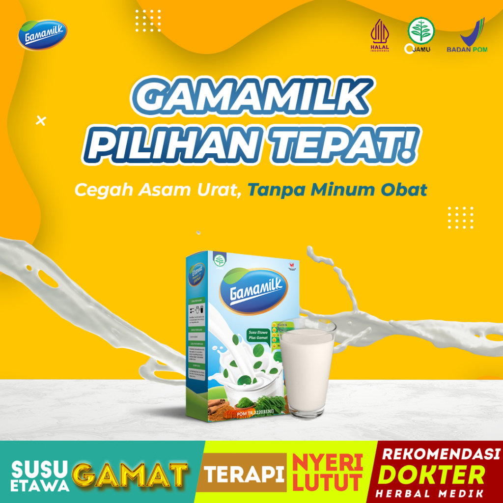 

Gamamilk Susu Etawa Atasi Nyeri Sendi & Tulang 200G