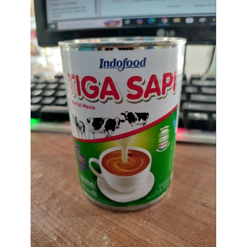 

Tiga Sapi Susu Kental Manis Putih 490 Gram