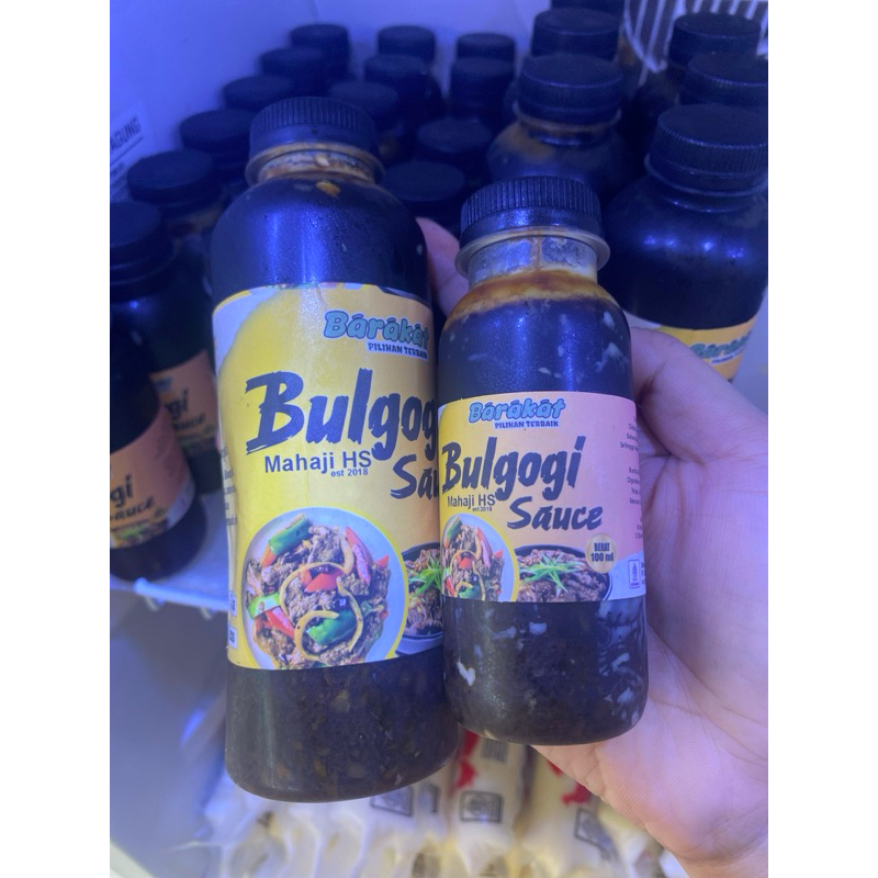 

Saos Bulgogi barakat saus Berbegyu 100ml dan 250 ml