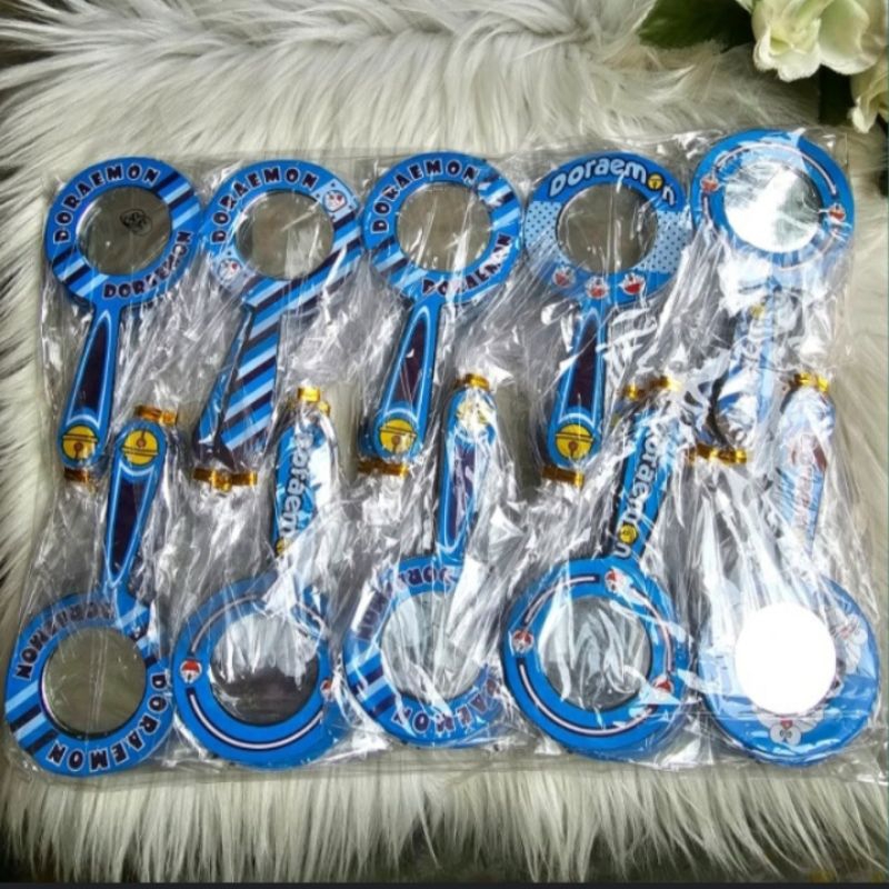 Cermin Doraemon Souvenir 50pcs Kaca Cermin Souvenir Termurah