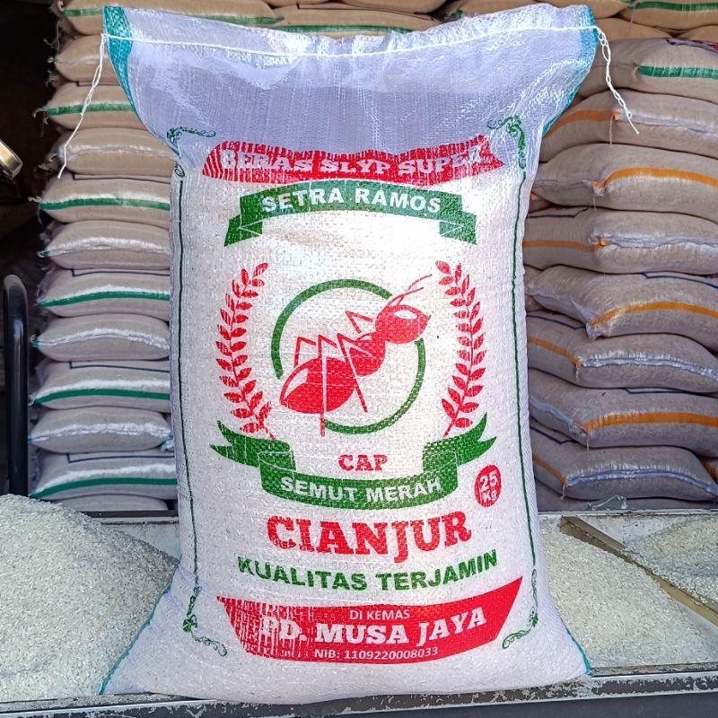 

BERAS CIANJUR CAP SEMUT MERAH 25Kg