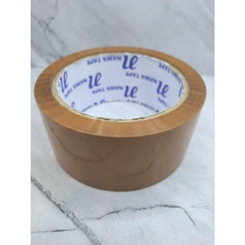 

lakban coklat lakban bening 45mmx100yard tape isolasi coklat