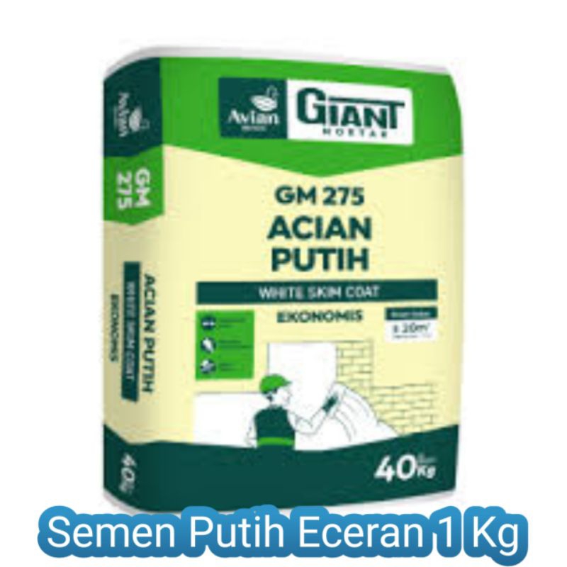 Semen Putih GIANT MORTAR By AVIAN Brand Eceran Per 1 Kg