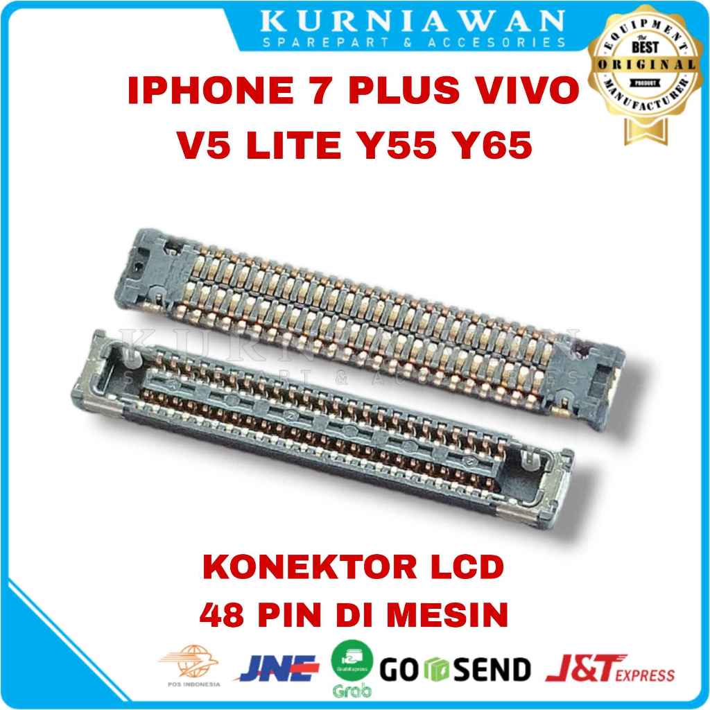Konektor Lcd Soket Lcd Connector Lcd Fpc Iphone 7 Plus Vivo V5 Lite Y55 Y65