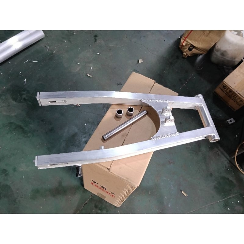 Swing arm ninja RR KLX 150 untuk rangka modif drag bike 60cm