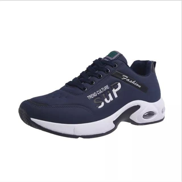Sepatu Pria Sneakers Keren Original 100% Putih Hitam Import Lari SEPATU SNEAKERS PRIA SUP