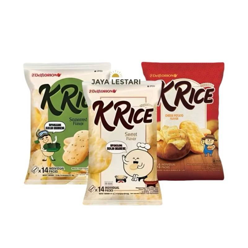 

Delfi Orion K Rice Krekers Beras (Isi 14 Packs) (3 Varian Rasa)