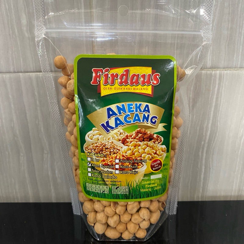 

kacang atom spesial merk firdaus Malang 270gr