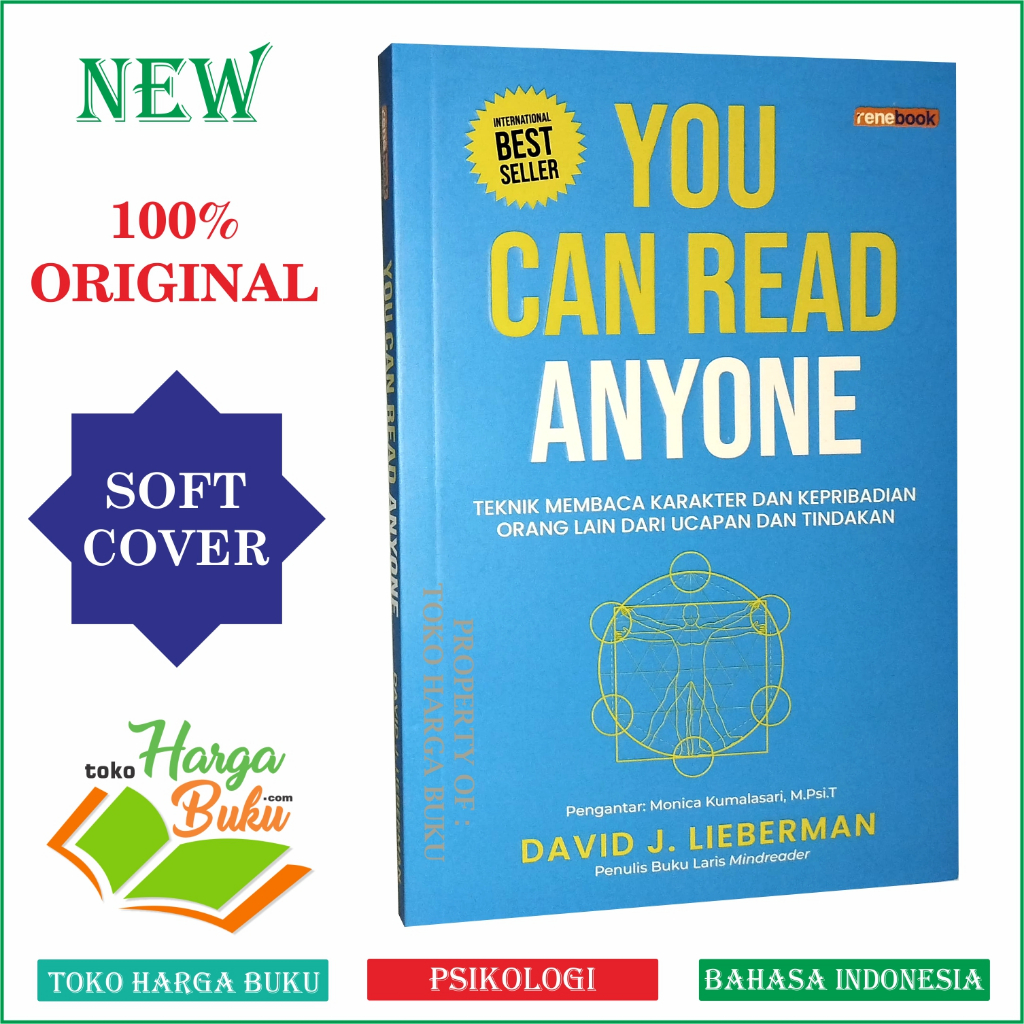 Foto You Can Read Anyone Teknik Membaca Karakter dan Keperibadian Orang Lain Kitab FIrasat Ilmu Psikologi - Renebook TUROS