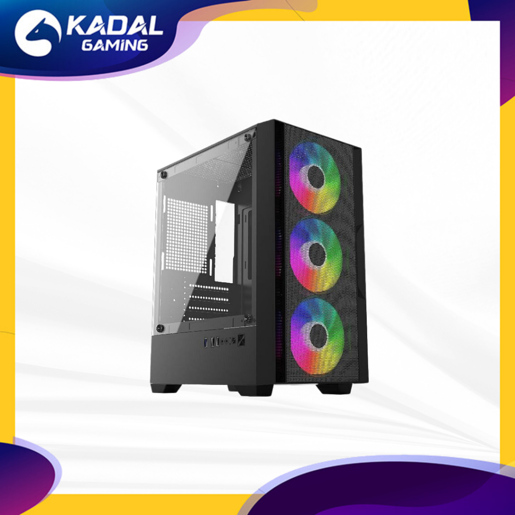 PC GAMING EDITING RYZEN 7 5700 VGA RADEON RX 580 8GB RAM 64GB DDR4 SSD 512GB NVME CASING RAPTOR MX-1