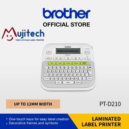 Brother PT D210 PTouch Printer Label Portable PTD210 P touch