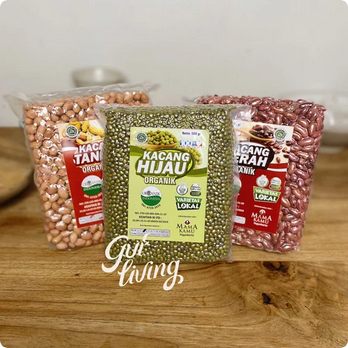 Kacang Organik Hijau Merah Tanah Lokal Halal Mama Kamu