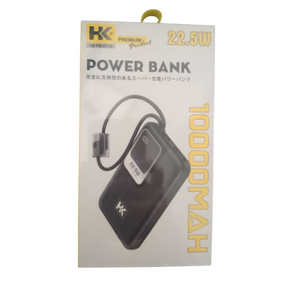 POWERBANK HK FAST CHARGING PD 22.5W D135 10000MAH