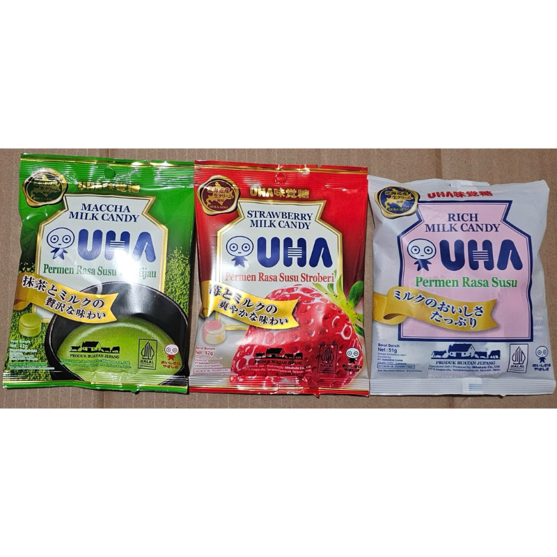 

UHA Milk candy 42/51 gr 1bks