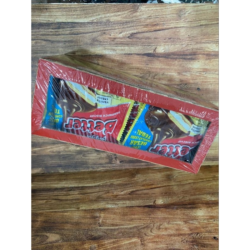 

BIGGER BETTER SANDWICH BISCUIT 1 BOX 10 PCS
