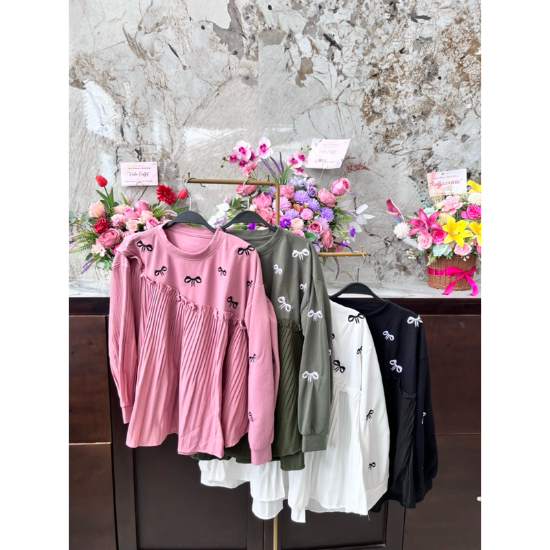 Blouse Plisket 182 | ATASAN PLISKET WANITA | ATASAN BLOUSE PLISKET | ATASAN WANITA KEKINIAN