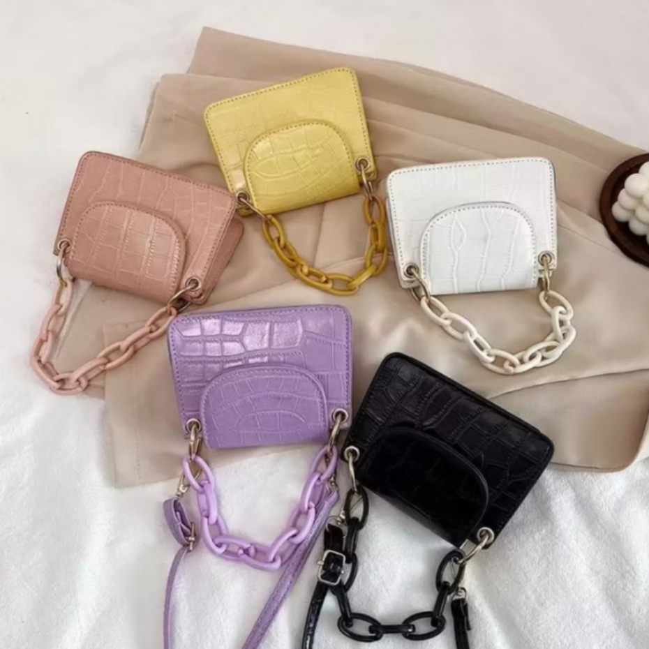 Tas Selempang Wanita Korea Sling Bag Terbaru 2025 - Tas Selempang Wanita