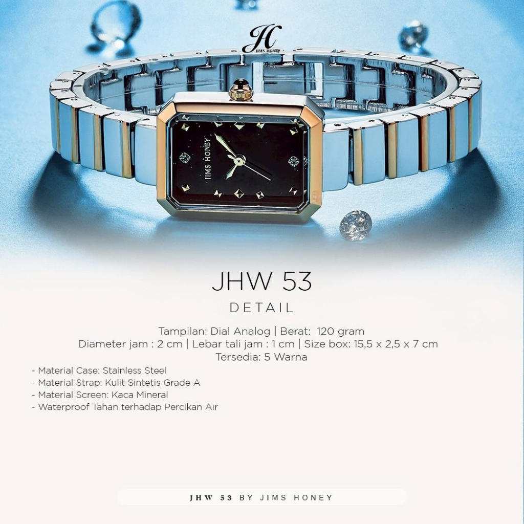 JIMS HONEY FOREVER JHW 53 Jam Tangan Wanita Jimshoney Murah Elegan Fashion Terbaru