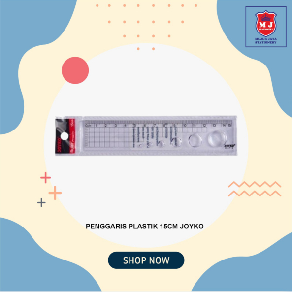 

PENGGARIS PLASTIK 15CM JOYKO