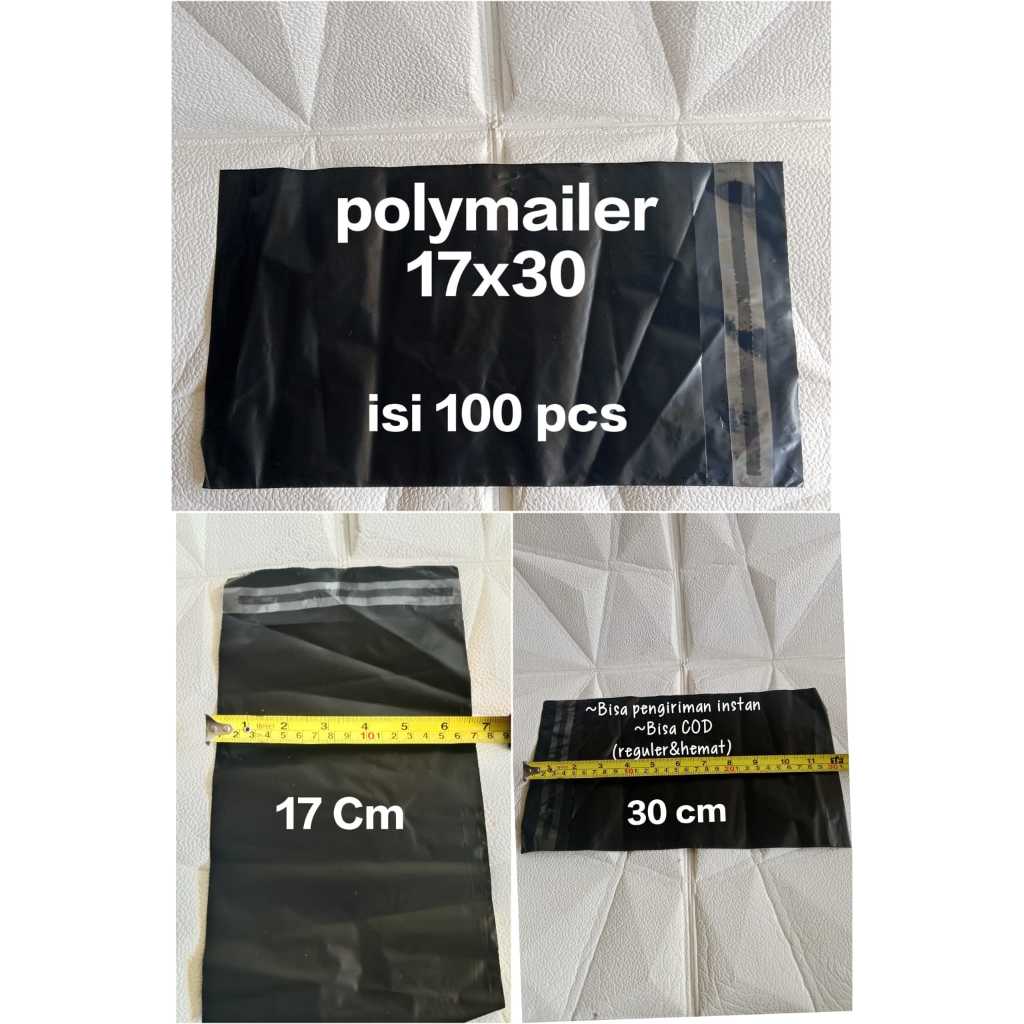 

[100 PCS] ECO PLASTIK POLYMAILER 17 X 30 ISI 100 PCS