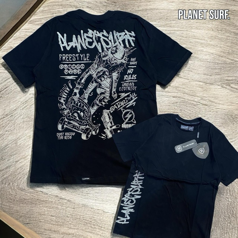 Planet Surf Like Original / Kaos Planet Surf Pria Lengan Pendek