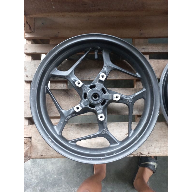 velg roda depan honda pcx 160 new original ori asli