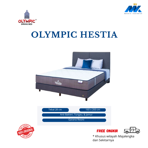 Kasur Busa Spring Bed Olympic Hestia Silver 160x200 ( Hanya Kasur / Matras Only ) Tempat Tidur Ori