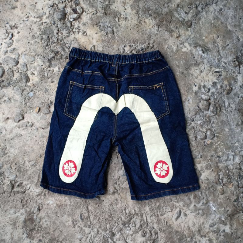 Evisu big logo celana pendek second