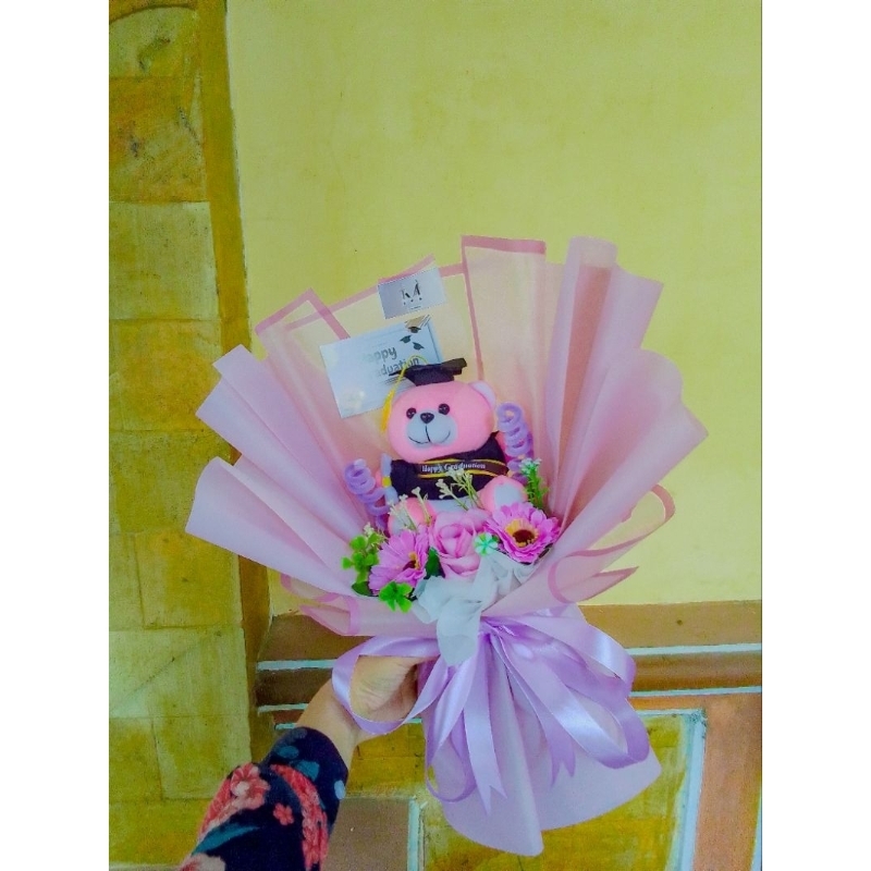 Buket Boneka Wisuda ukuran sedang