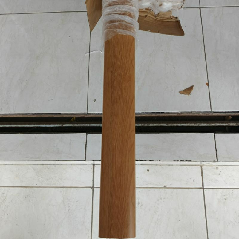 Handrailing pvc Pegangan Tangga pvc Motif Kayu/Handle pvc Serat Kayu