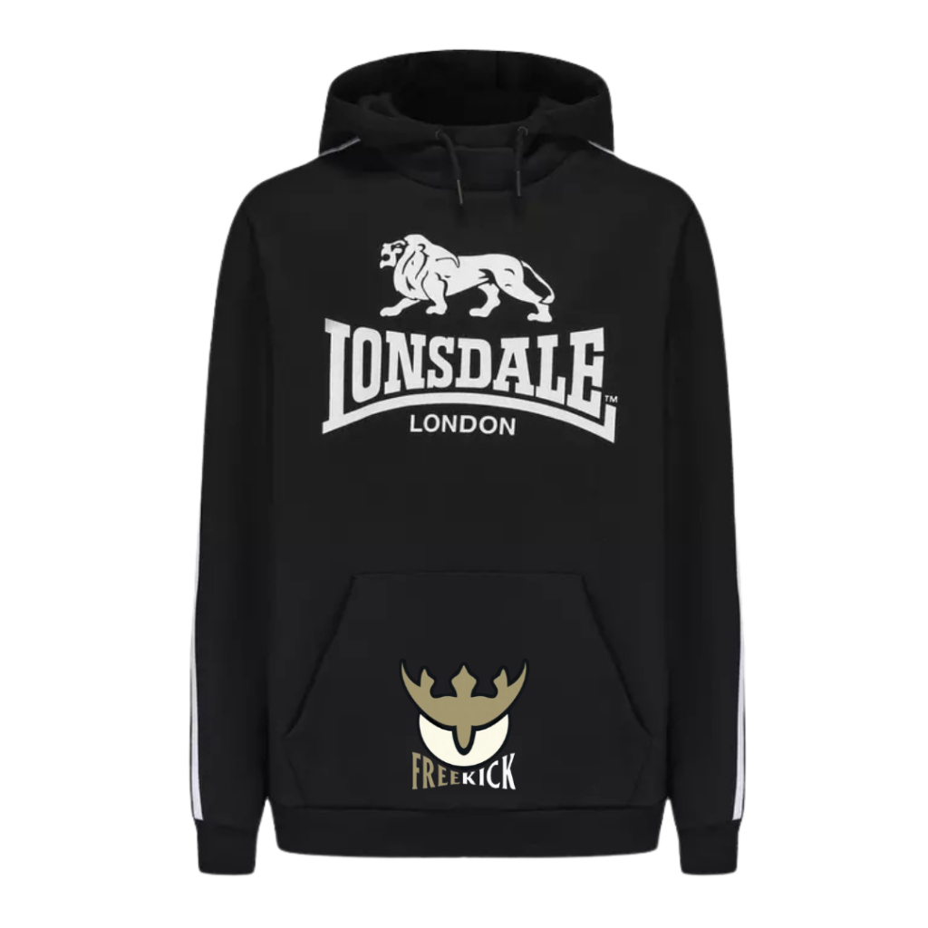 HOODIE LONSDALE SN54 BLACK ORIGINAL