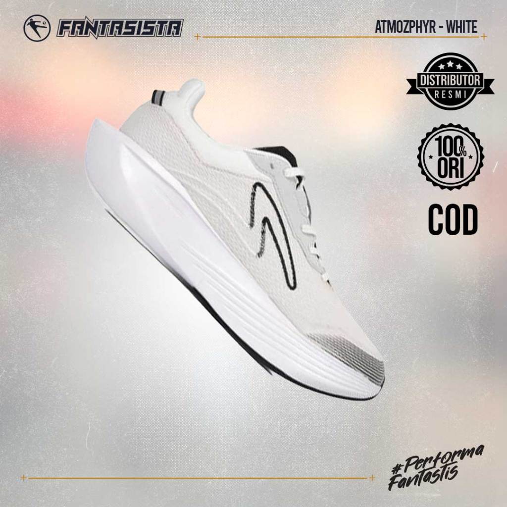 Sepatu Running Running Shoes - SPECS ATMOZPHYR - White Assylum / Black - 1040062