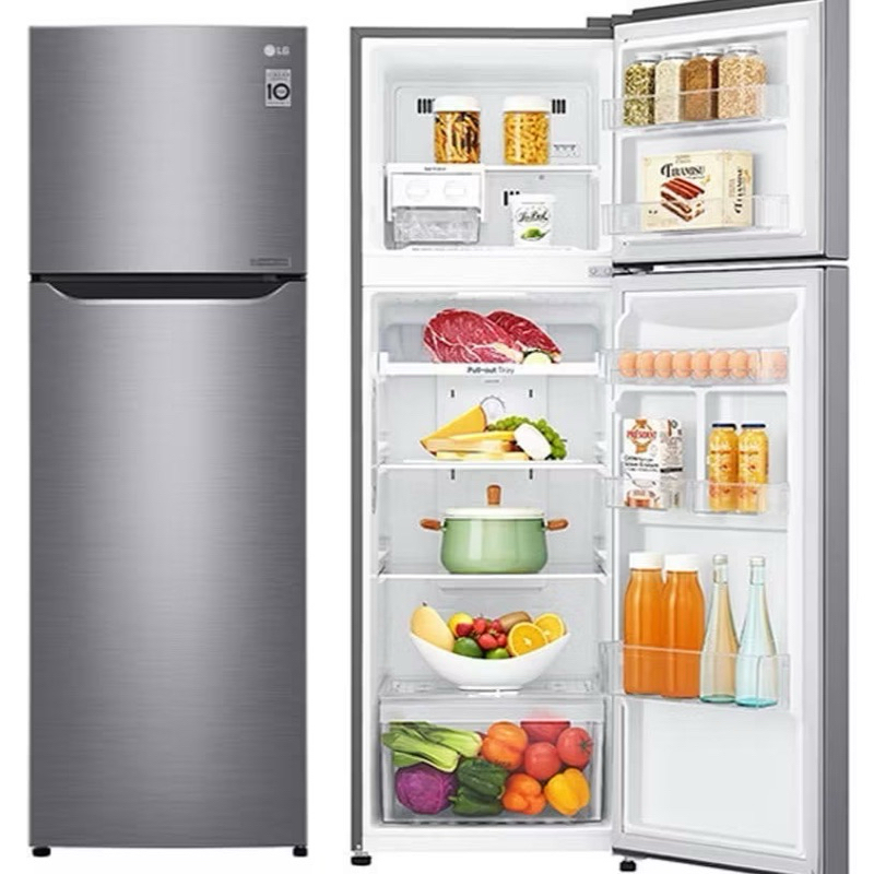 KULKAS 2 PINTU LG GNB215SQMT KAPASITAS 225 LITER / LG KULKAS 2 PINTU GNB215SQMT