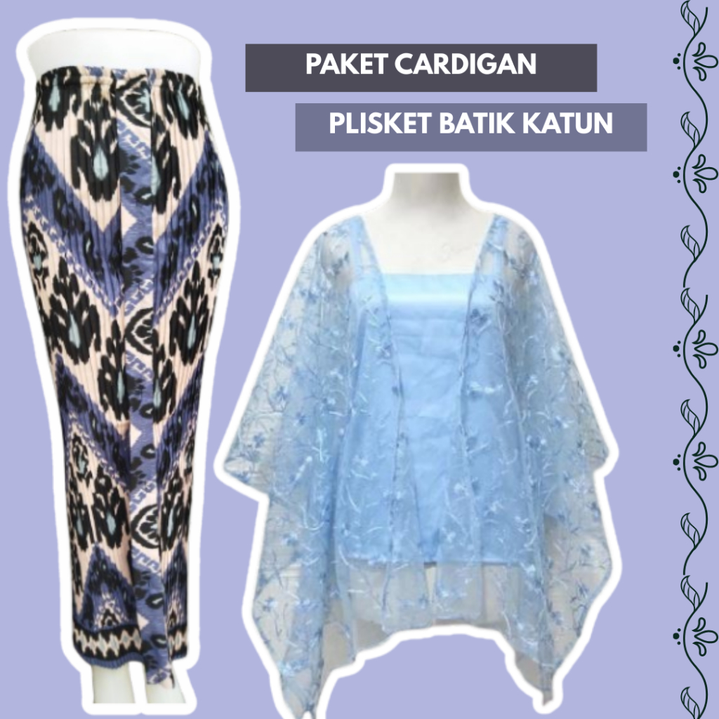 SET TUNIK TILLE KEBAYA MODERN - SETELAN TUNIK -SETELAN BROKAT-SETELAN TUNIK-NASYEF COLLECTION - TUNI