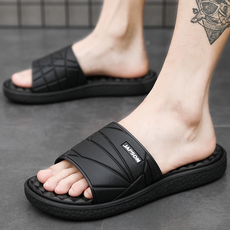 Sandal Karet Pria 46 Sandal Cowok Posee Slop Pria Sandal Slop Sandal Rumah Laki-Laki Sandal Slide Pr