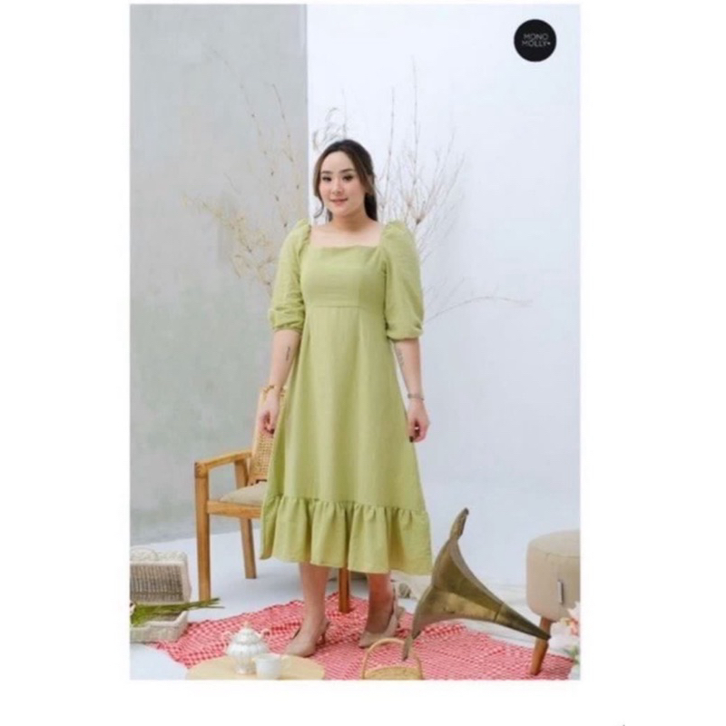 Monomolly Dress Lime